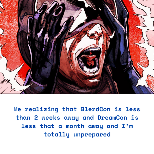 Terminus Veil will be at BlerdCon and Dream Convention in July 2024
