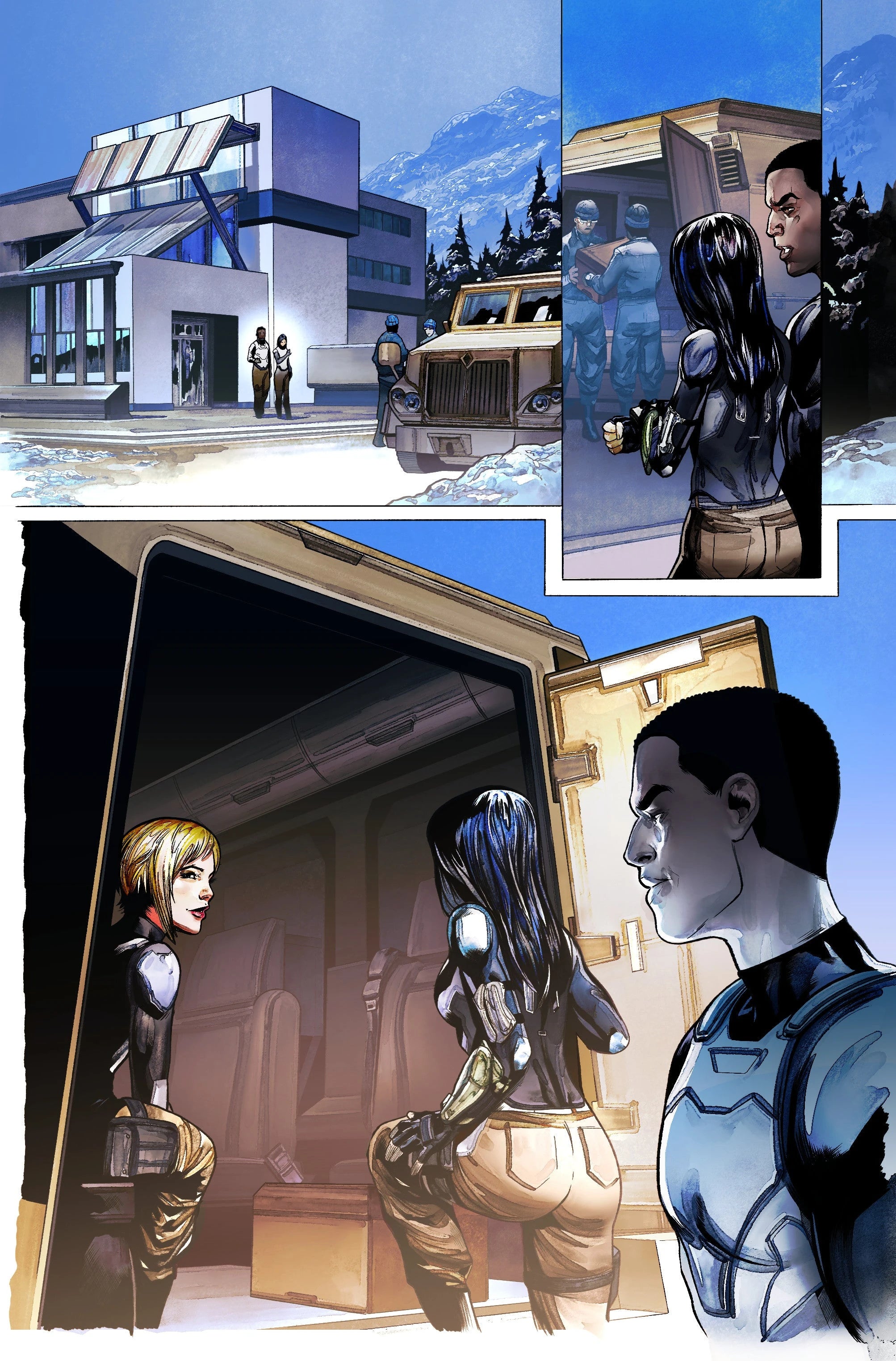 Terminus Veil Issue 1 interior page