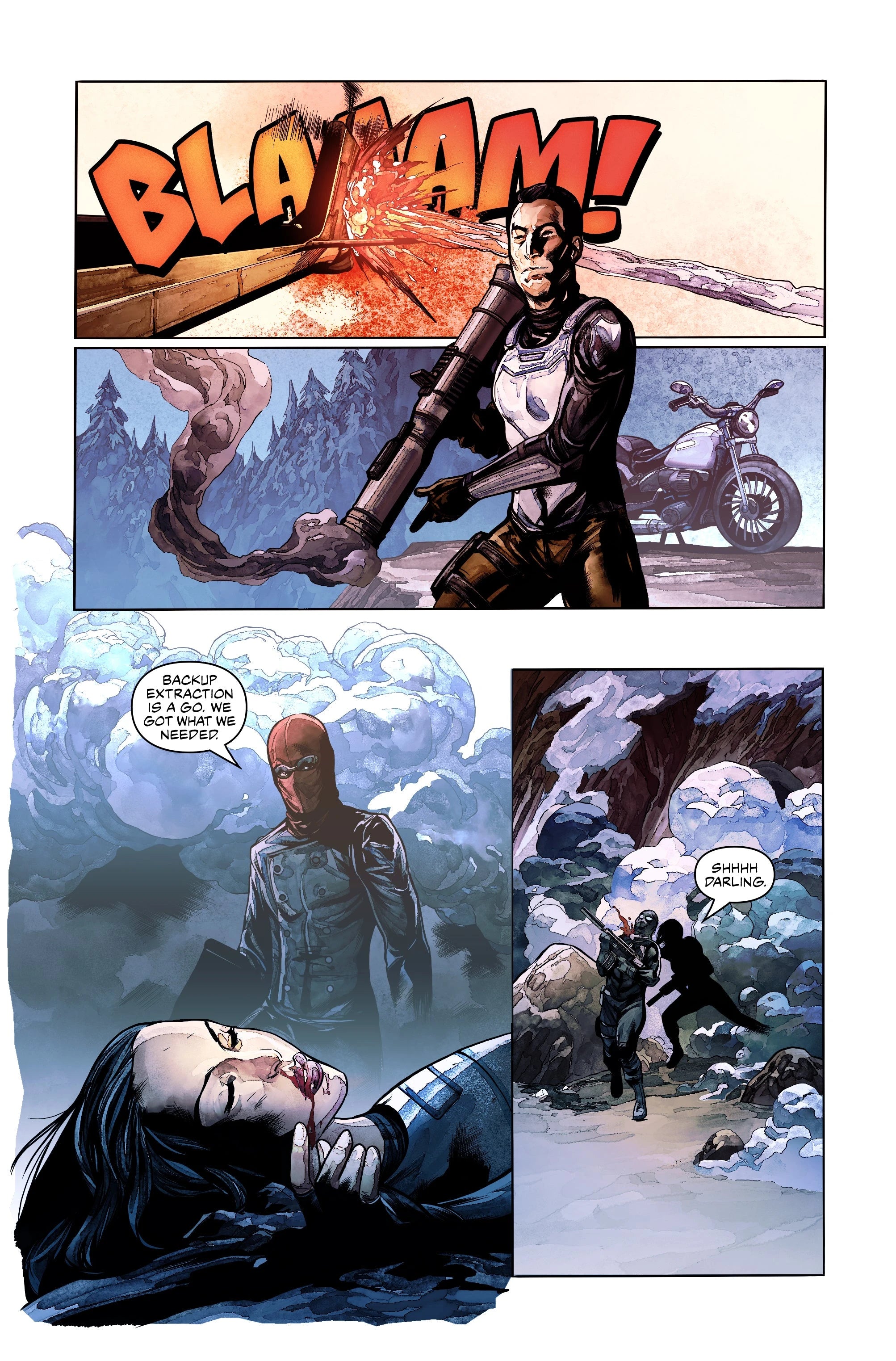 Terminus Veil Issue 1 interior page